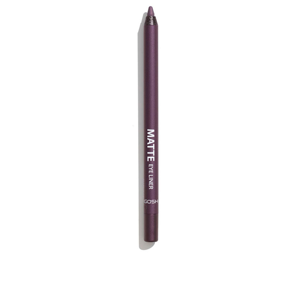Matte violet pencil eyeliner, 1.2 g, creamy blendable texture
