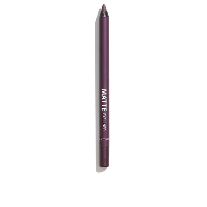 Matte violet pencil eyeliner, 1.2 g, creamy blendable texture