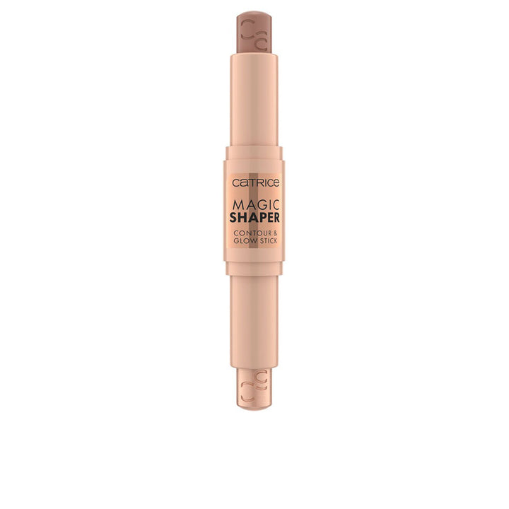 Dual-ended cream contour stick with matte and shimmering highlight, 9 g, Unisex