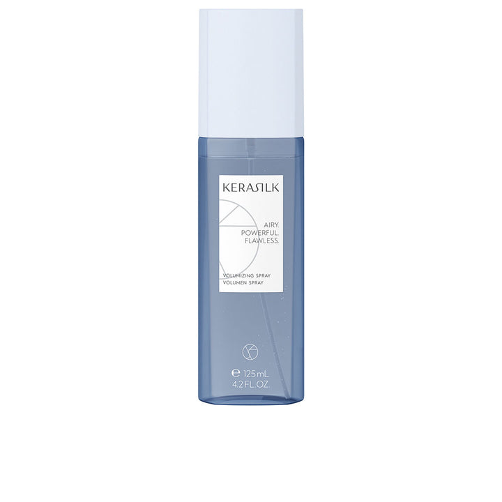 125 ml clear volumising spray bottle, biomimetic silk and blue lotus, ultralight mist