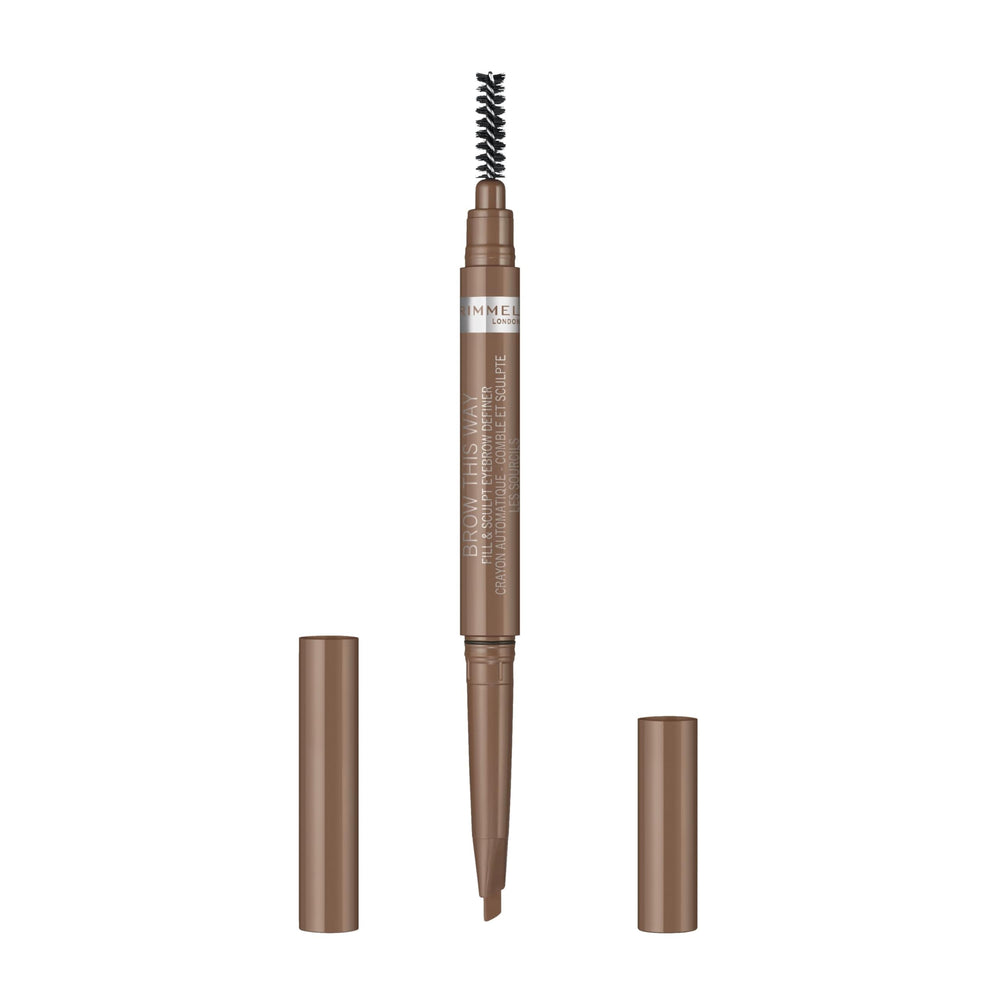 Retractable soft blonde eyebrow pencil with spoolie, 0.25 g, Unisex