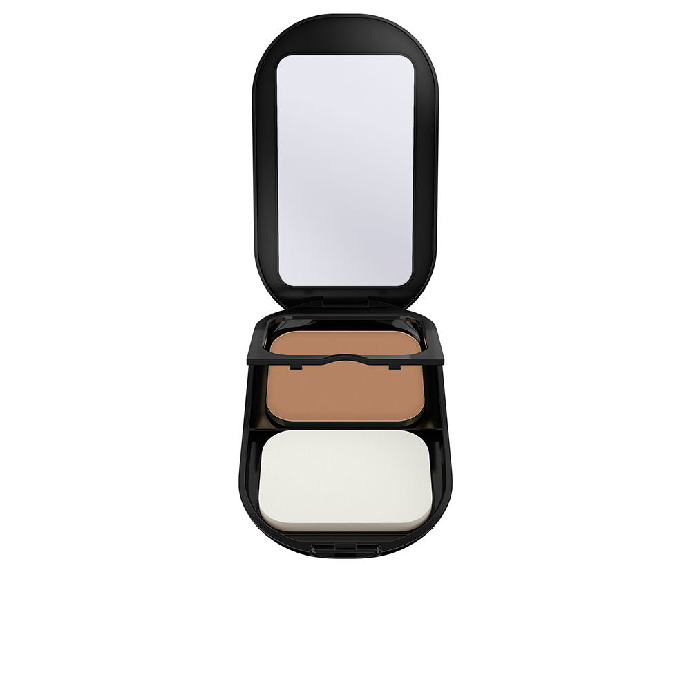 Refillable compact powder in bronze shade, 10 g, satin finish, SPF 20, Unisex
