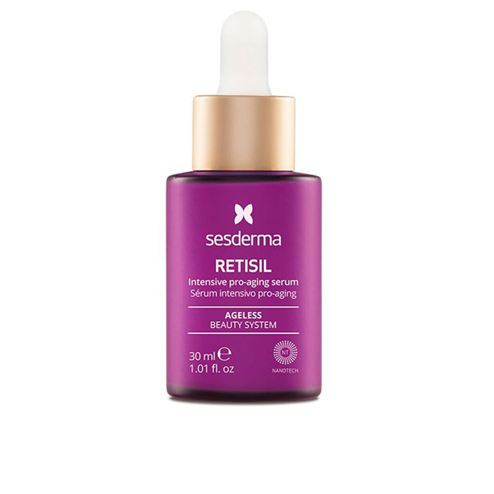 30 ml amber serum bottle with pump, retinoid peptide formula for Women