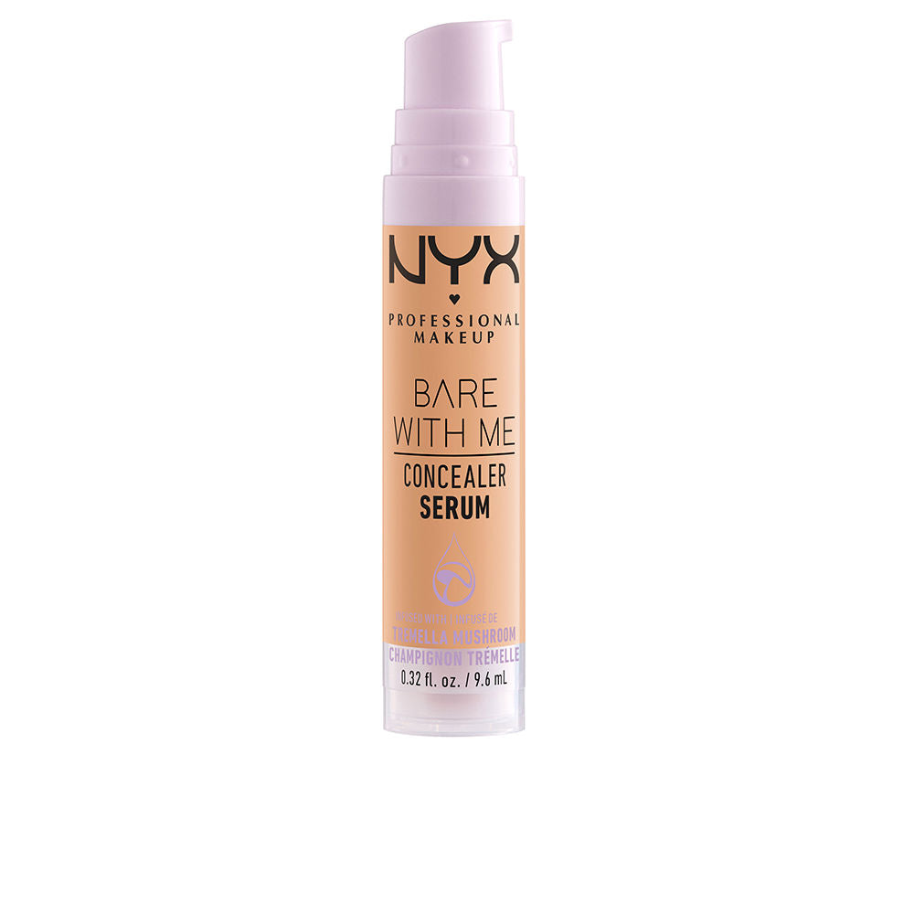 Small dispenser bottle of medium golden tinted serum corrector, 9.6 ml, Unisex
