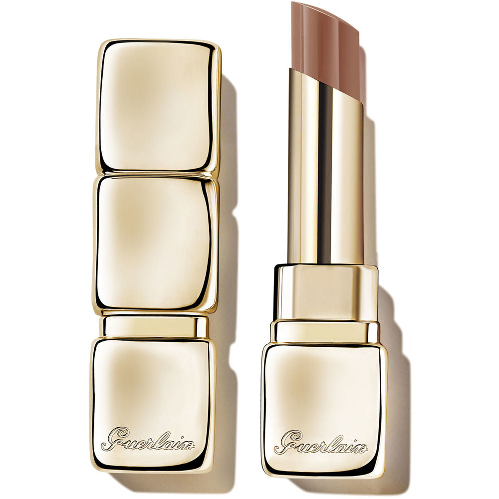 Barra de labios KissKiss Shine Bloom de Guerlain con brillo y acabado jugoso