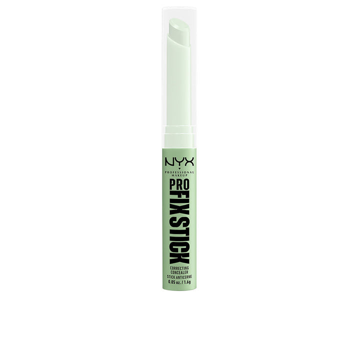 Twist-up green colour-correcting stick, cream texture, 1.6 g compact