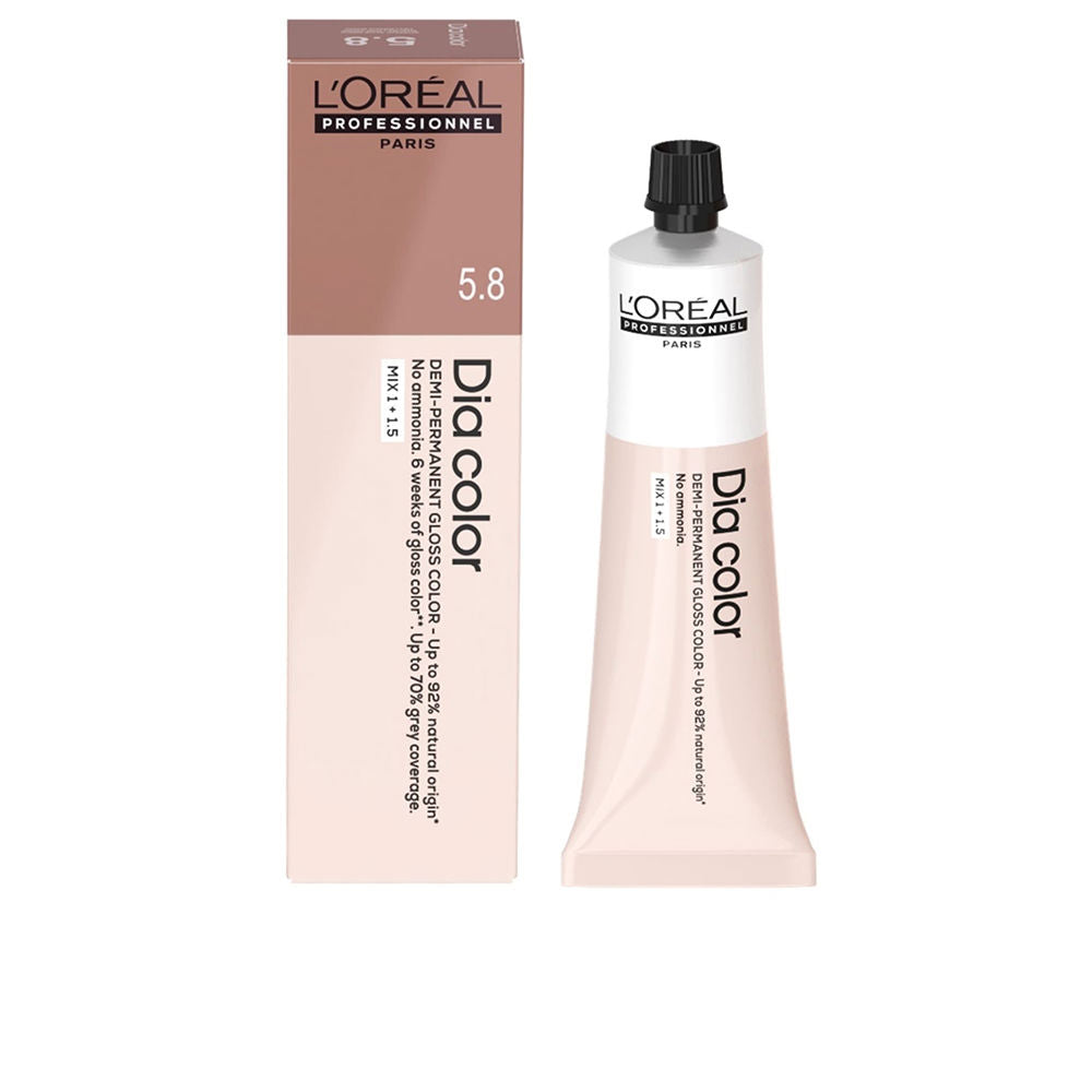 Tube of 60 ml ammonia-free semi-permanent hair colour cream, shade 7.18