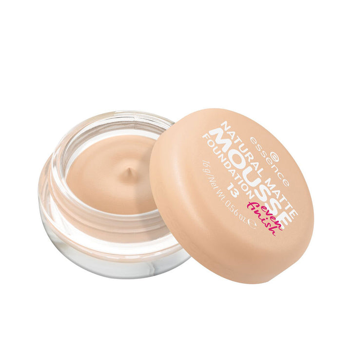 Compact 16 g natural matte mousse foundation, light-medium shade, Unisex