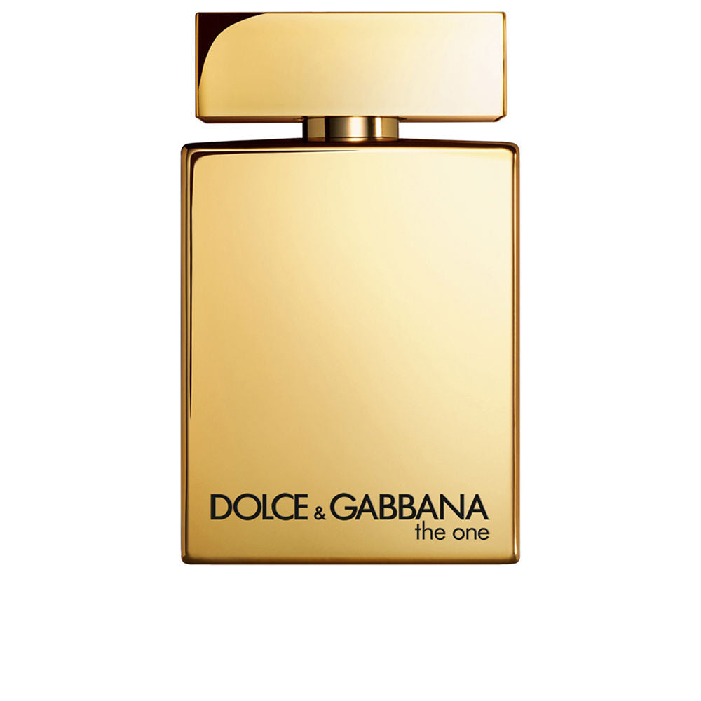 Gold-finished perfume bottle; 100 ml, bergamot-ginger-patchouli notes