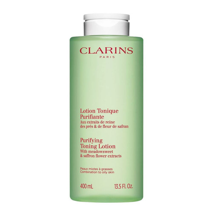 400 ml refillable purifying tonic lotion in clear bottle for Women