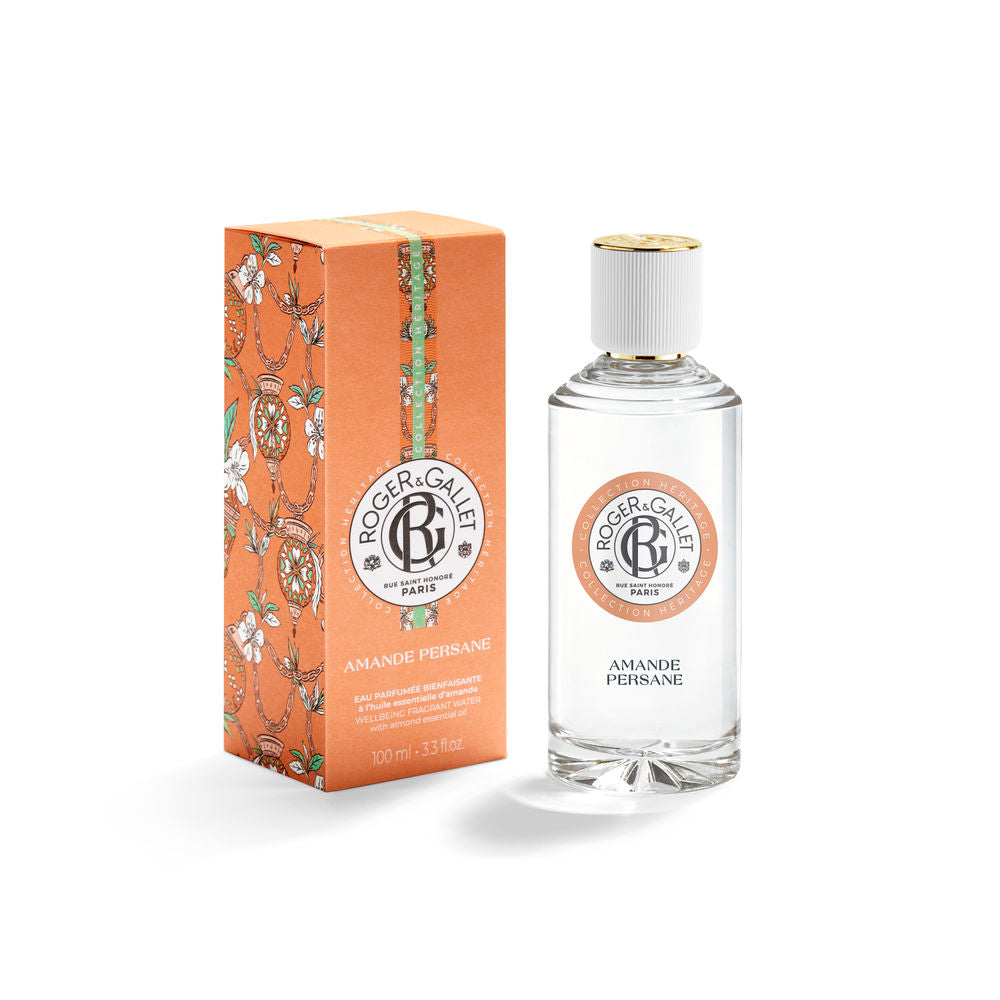 100 ml bottle of Almond &amp; Mandarin eau parfumée, Unisex fragrant water