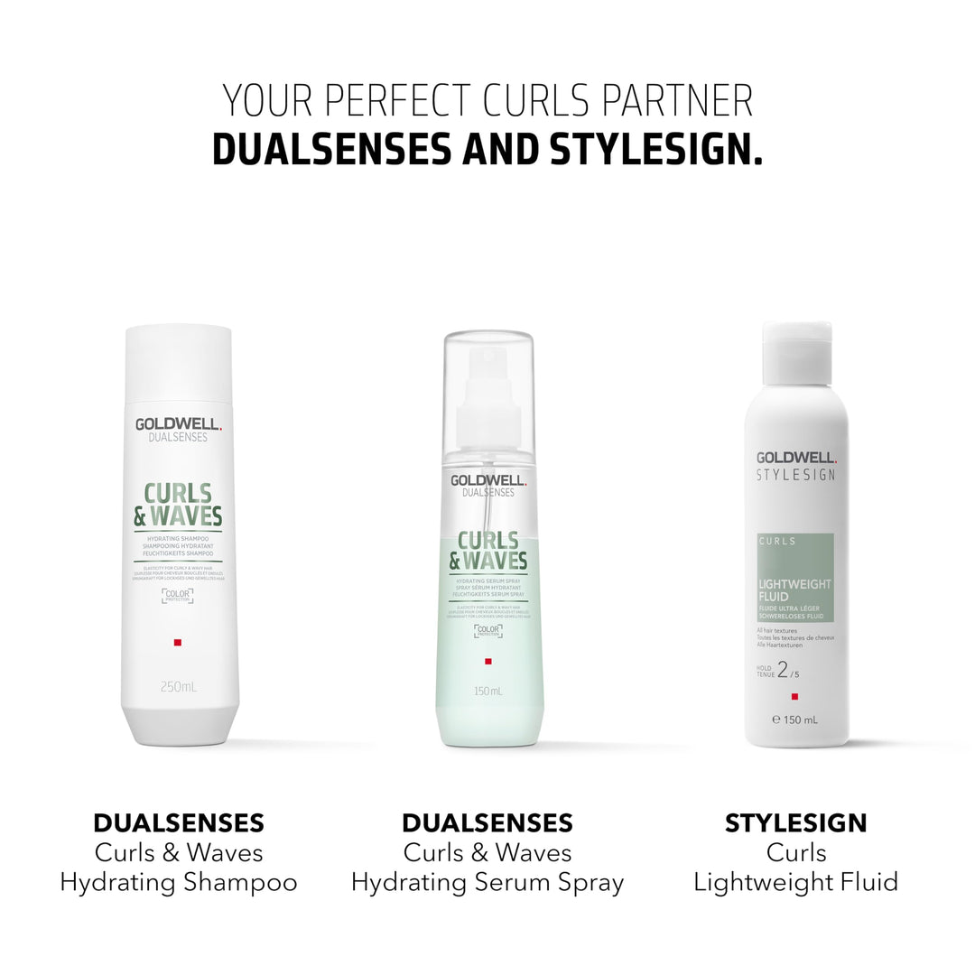 150 ml translucent bottle of lightweight curl-defining fluid for Unisex hair