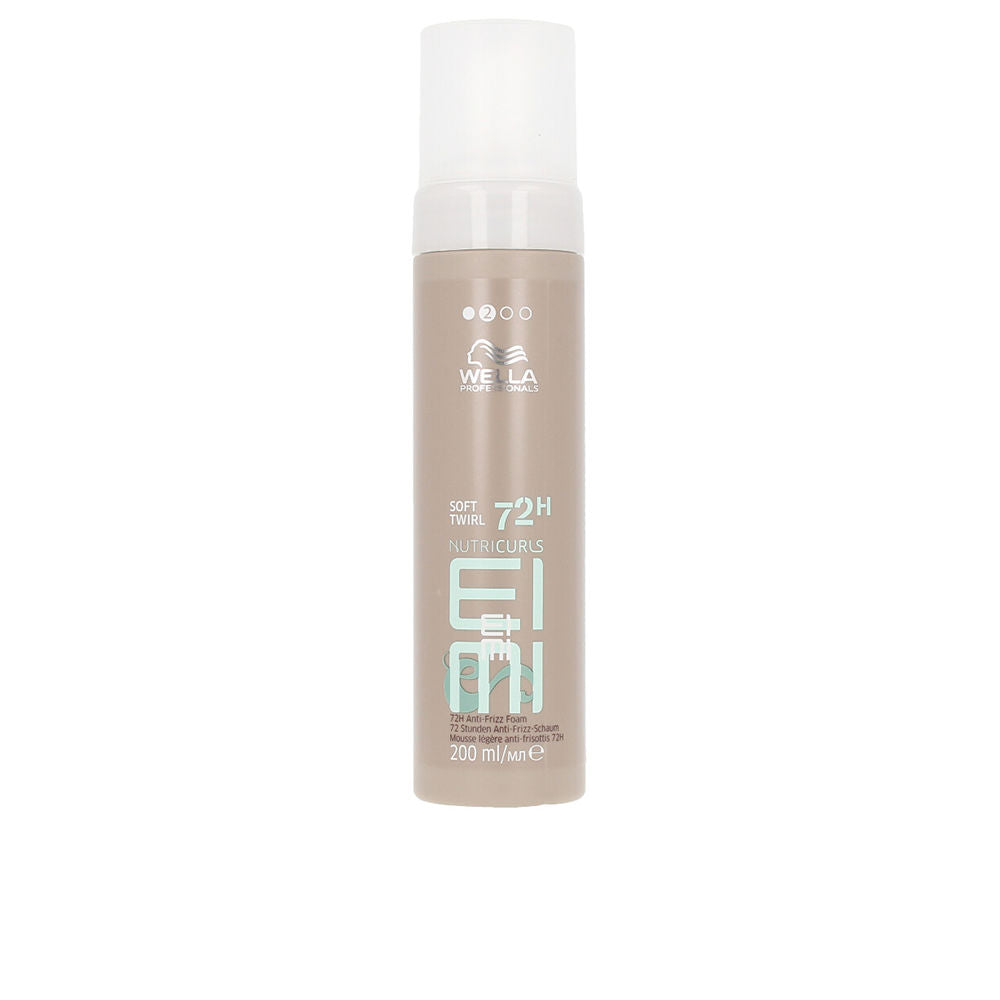 200 ml lightweight curl‑defining foam bottle, jojoba and wheat extract formula