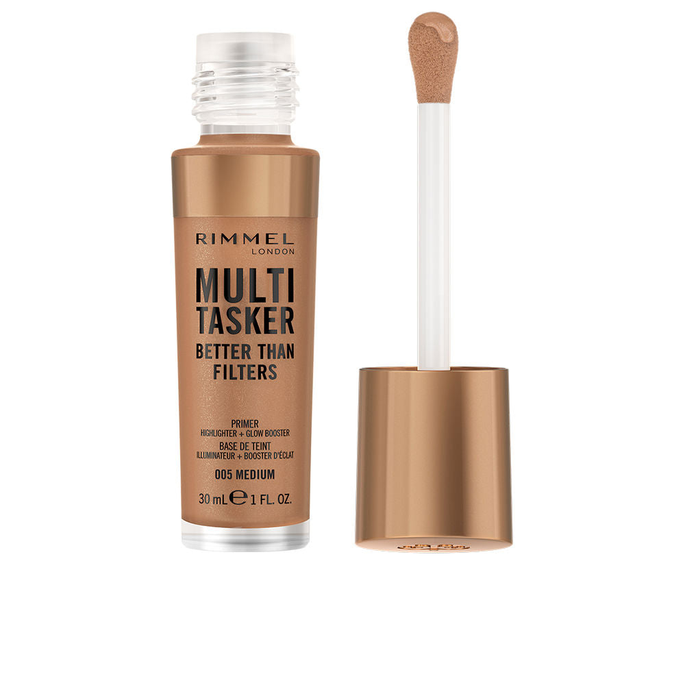 30 ml lightweight illuminating face primer in medium shade, luminous finish, pump bottle