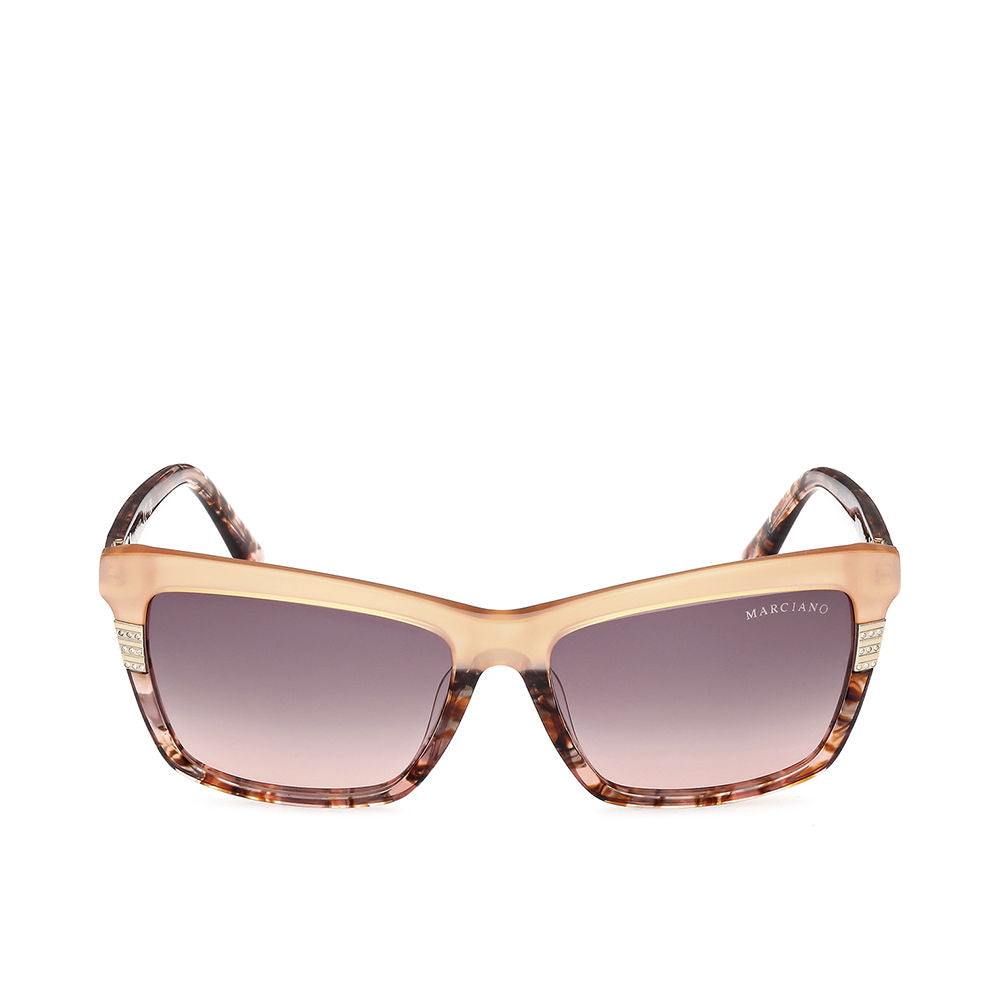 Rectangular acetate sunglasses for Women with 57 mm lenses and 140 mm temples