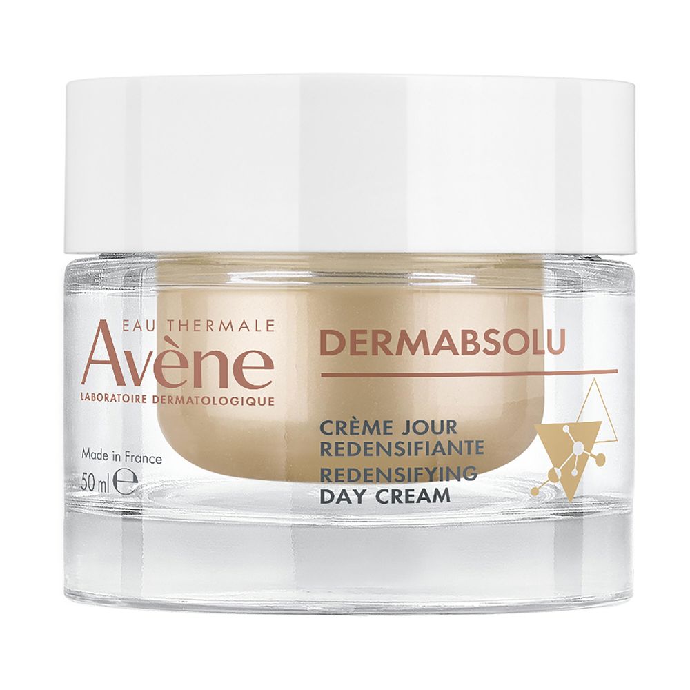 Glass dropper bottle of Avène restructuring serum on a soft neutral background