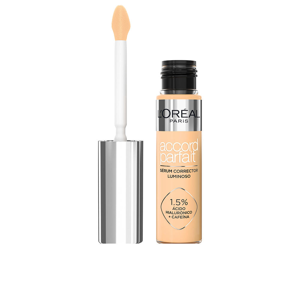 11 ml concealer-serum tube with stainless-steel applicator, shade 5.5D