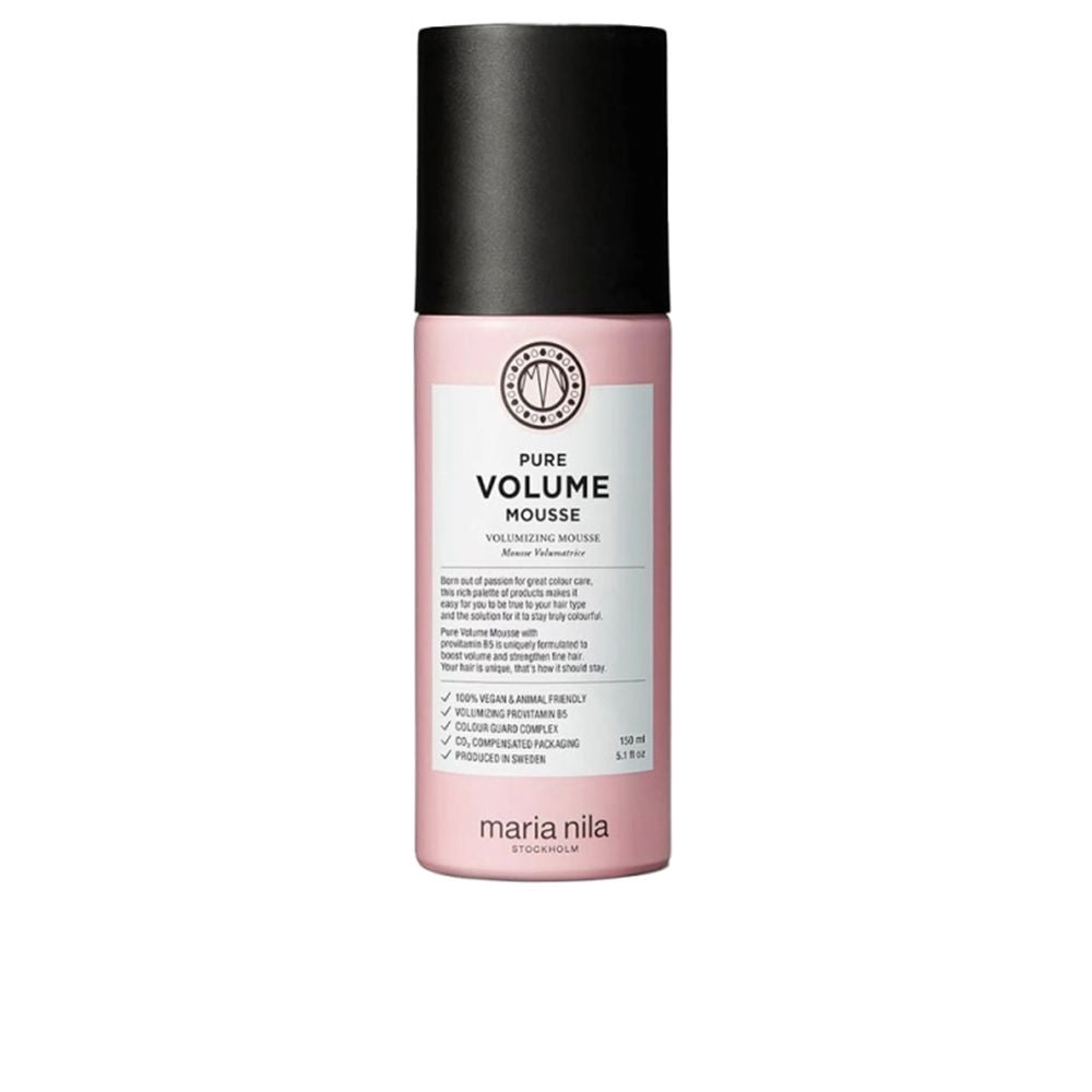 150 ml white mousse canister with floral-citrus scent, Unisex volumising product