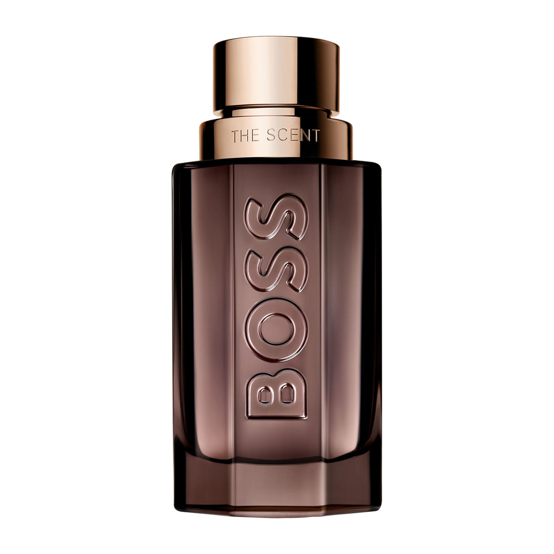 50 ml amber eau de parfum bottle; iris and leather notes for Man