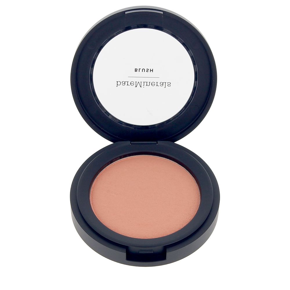 Compact peach-toned mineral powder blush, 6 g, matte finish