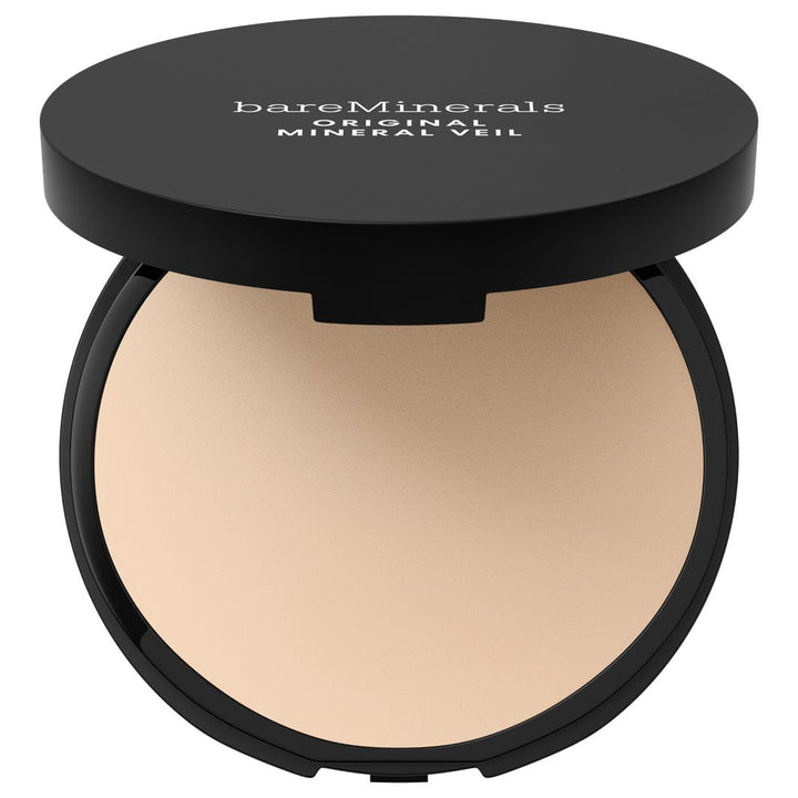 Compact pressed mineral finishing powder in sheer shade with sponge, 9 g