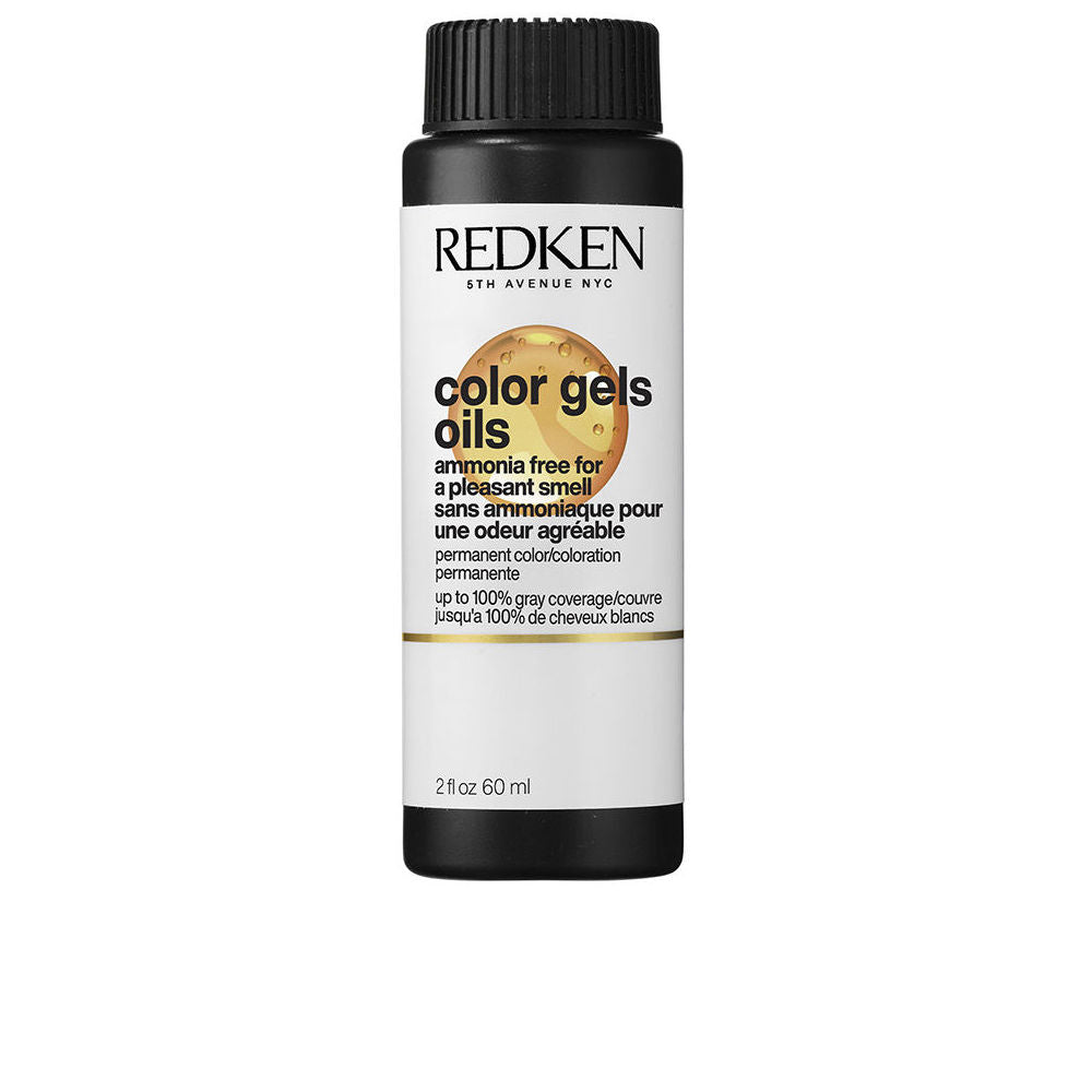 Three 60 ml bottles of ammonia‑free gel‑oil hair colour, shade 7GB