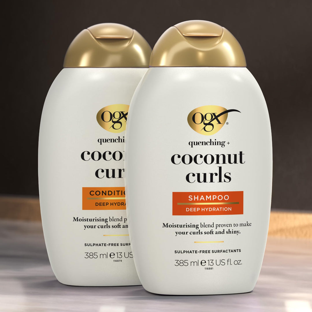 Bottle of coconut and honey curl shampoo, 385 ml, Unisex hair care