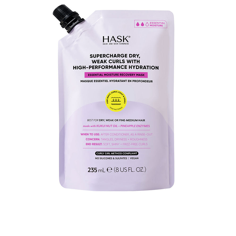 235 ml hair mask jar with kukui and pineapple ingredients, Unisex treatment