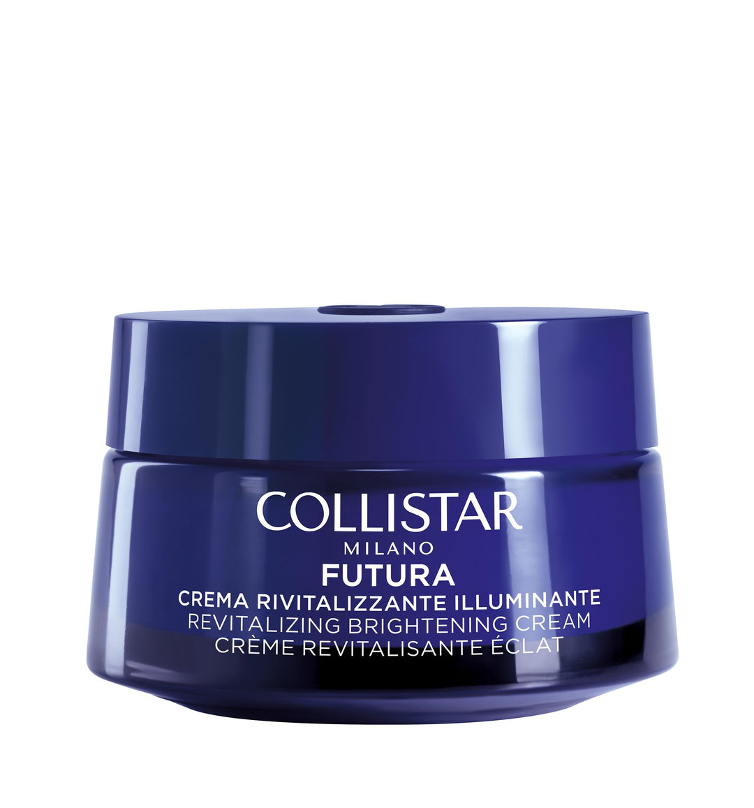 Collistar Creamy jar of revitalizing illuminating face cream in frosted jar with silver lid