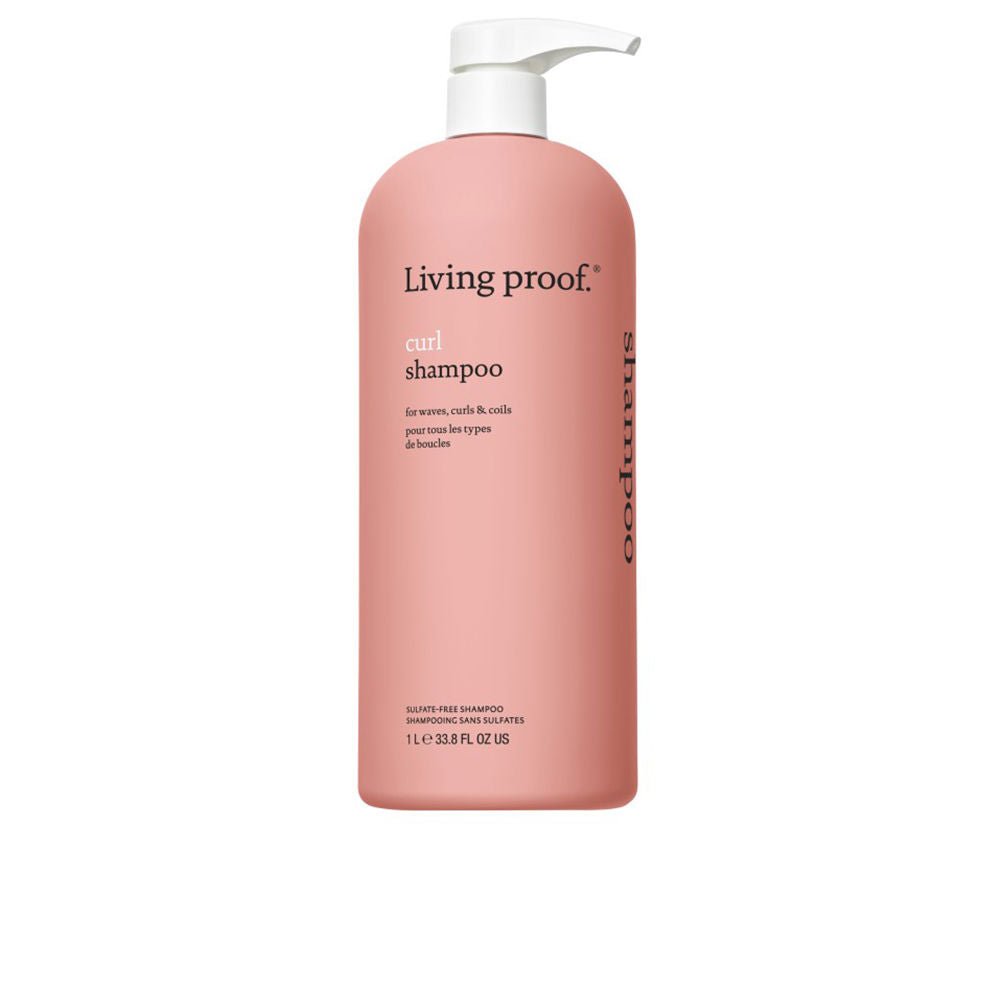 1000 ml pump bottle of creamy curl shampoo for defined, frizz‑controlled Unisex curls