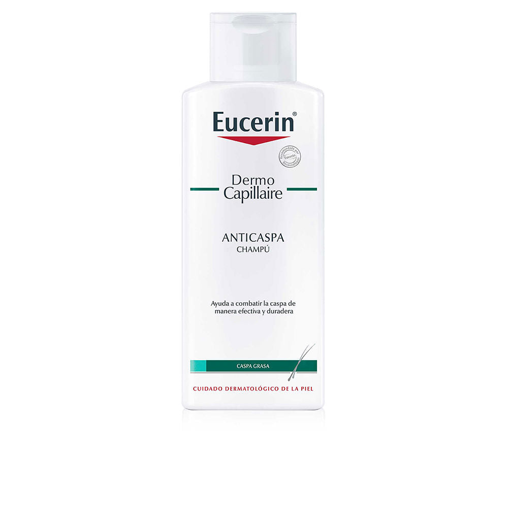 250 ml cream shampoo bottle for oily, sensitive scalp; antifungal actives visible on label