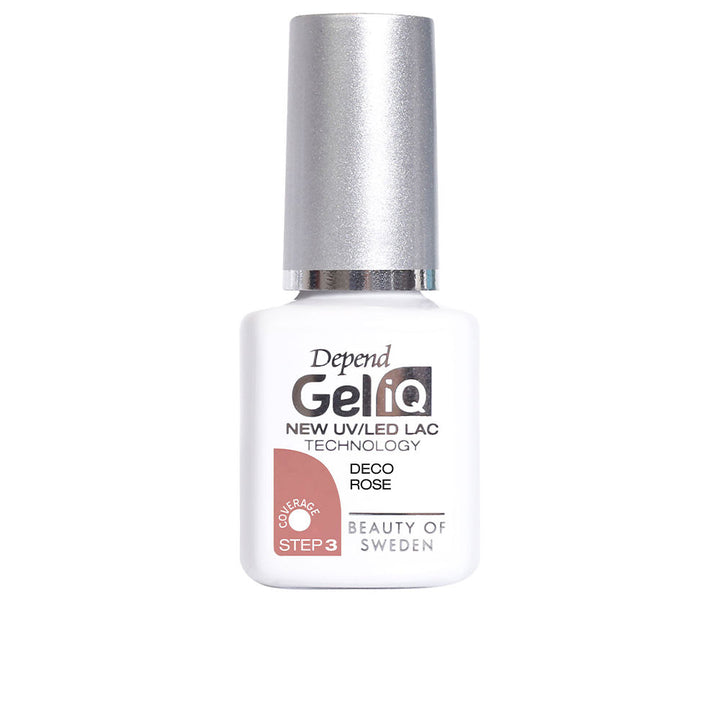 5 ml deco rose semi‑permanent gel nail polish bottle, LED compatible, Unisex