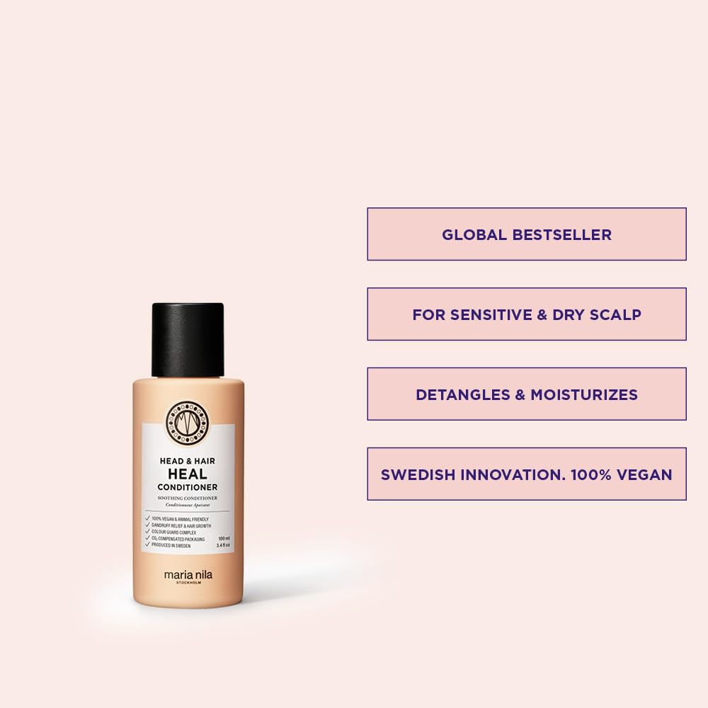 Maria Nila Tube of calming aloe vera hair conditioner with floral fragrance, for soothing scalp care