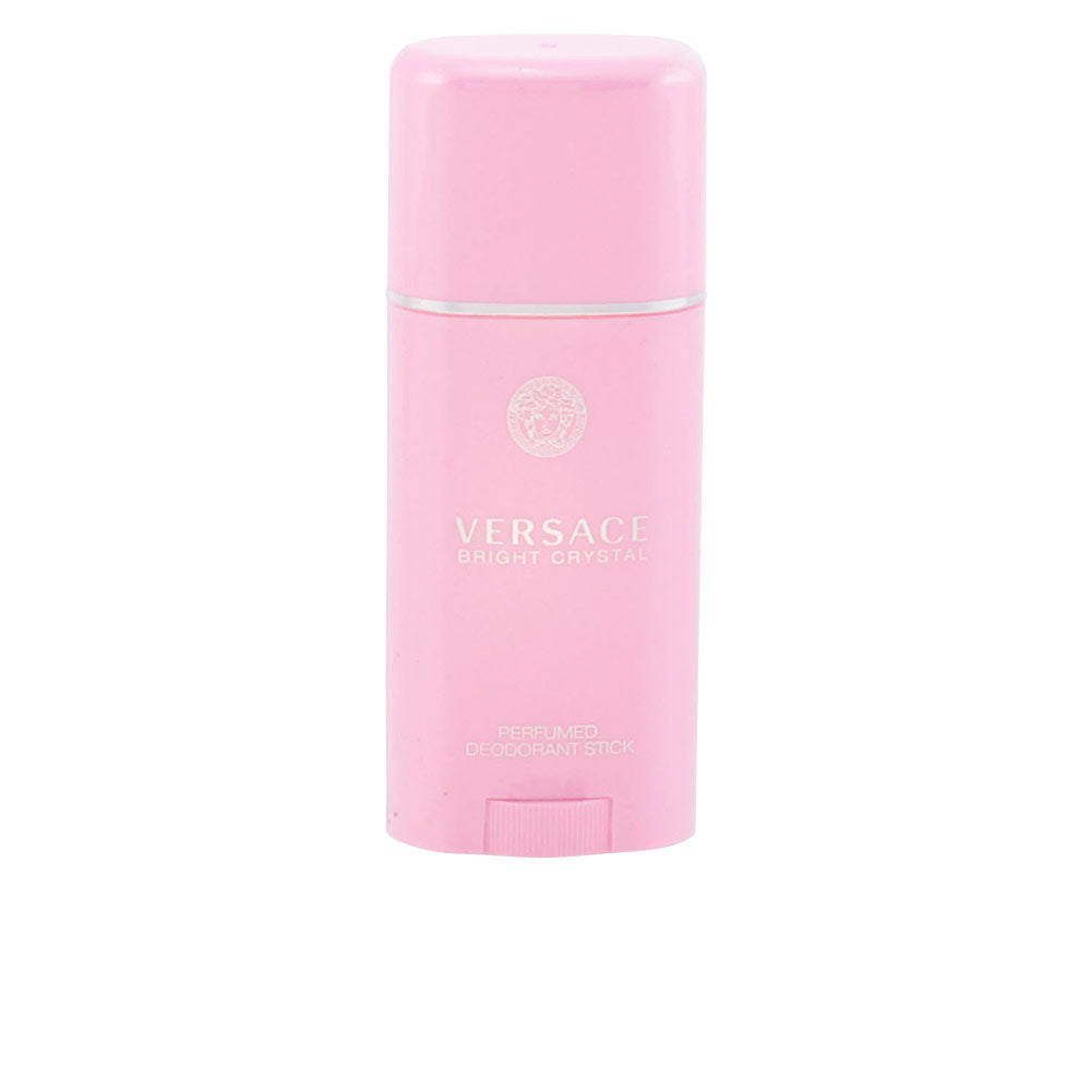 Versace Bright Crystal deodorant stick with floral-fruity fragrance, compact travel-friendly design