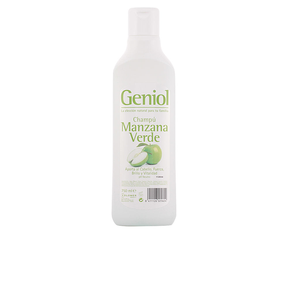 750 ml green apple shampoo bottle for Unisex, hydrating formula