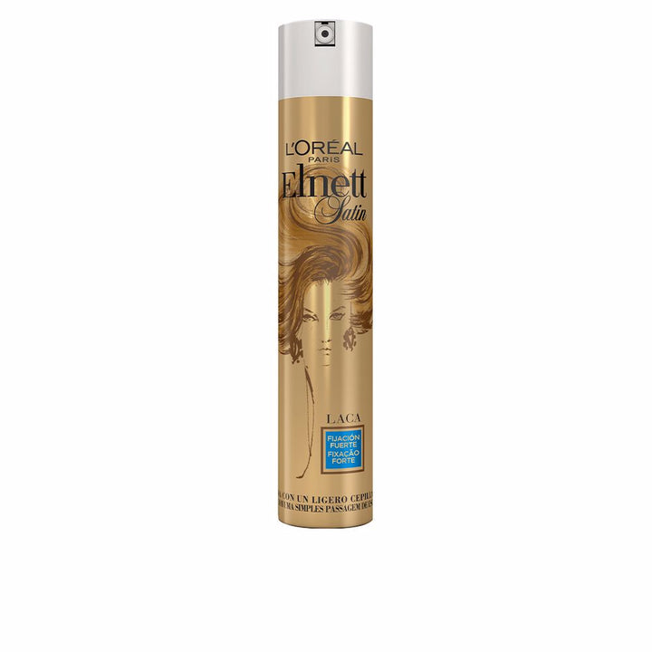 Matte aerosol hairspray canister, 75 ml, strong-hold fine mist