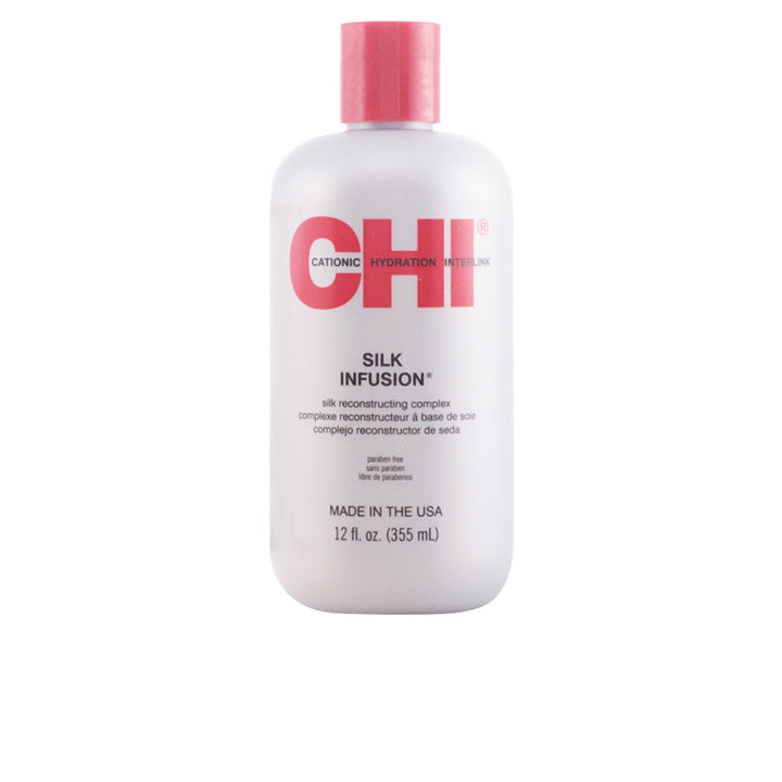 355 ml bottle of lightweight silk reconstructing leave‑in hair treatment