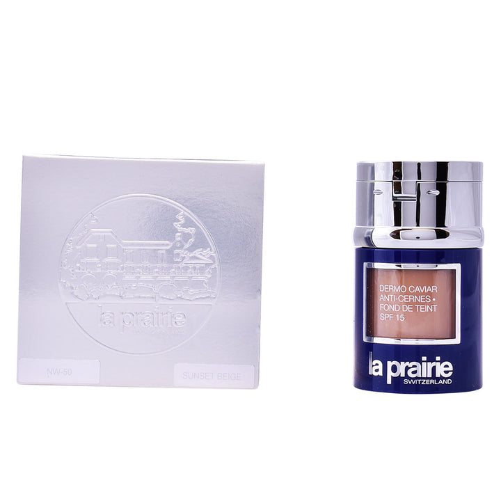 La Prairie Skin Caviar Concealer Foundation SPF 15 bottle and applicator, neutral shade