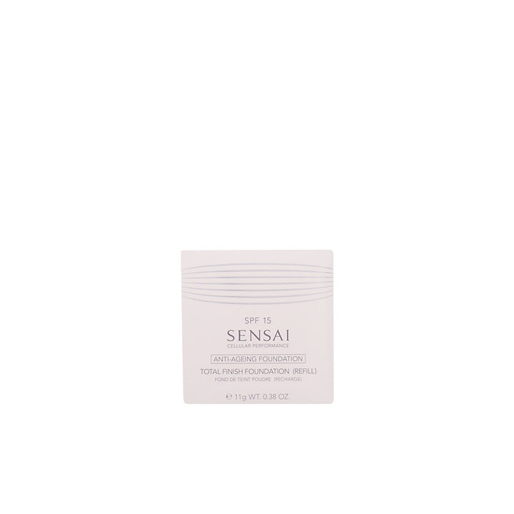 Refillable compact powder in Amber Beige, 11 g, silky SPF 10 finish, Unisex