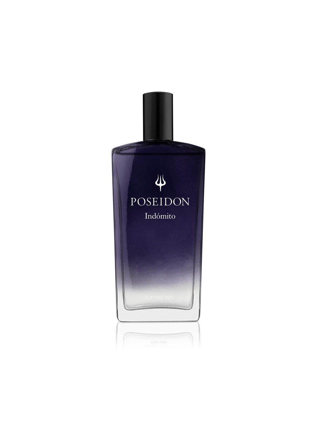 Crystal gradient bottle with black cap; citrus-woody eau de toilette for Man, 150 ml