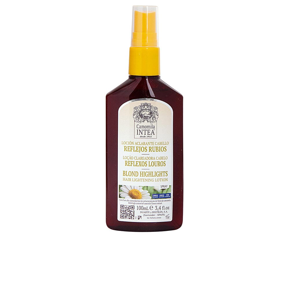 100 ml chamomile hair lightening spray, fine mist bottle, for blonde tones