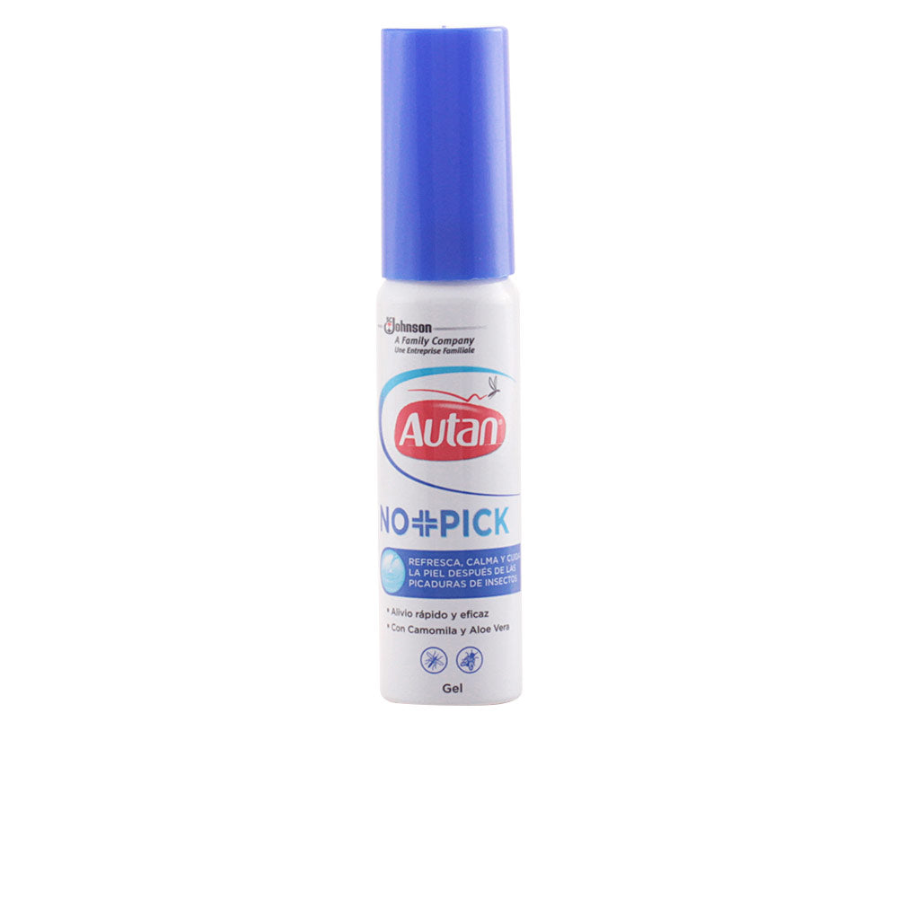 Tube of Autan No Pick soothing aloe vera and chamomile gel for insect stings