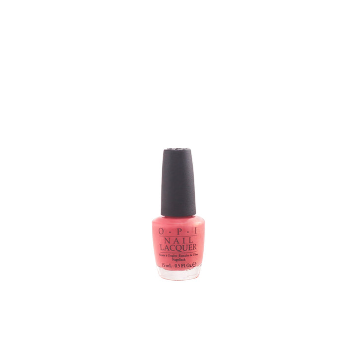 15 ml coral cream nail lacquer with wide application brush, Unisex