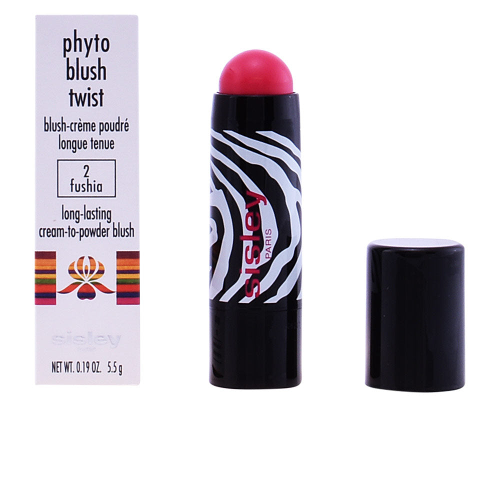 Twist-up cream-to-powder blush stick, shade 1 Petal, 5.5 g, rounded applicator