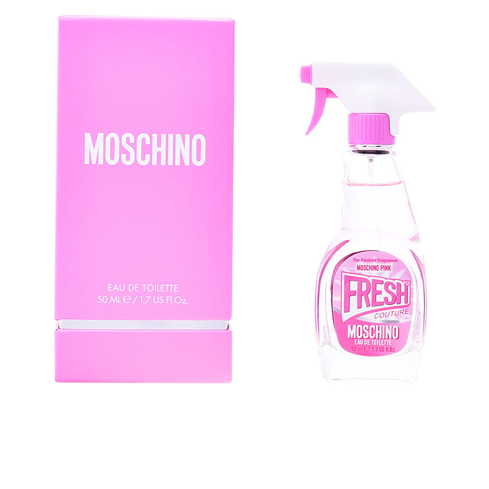 Pink spray bottle of floral-fruity eau de toilette, 30 ml, sleek playful design