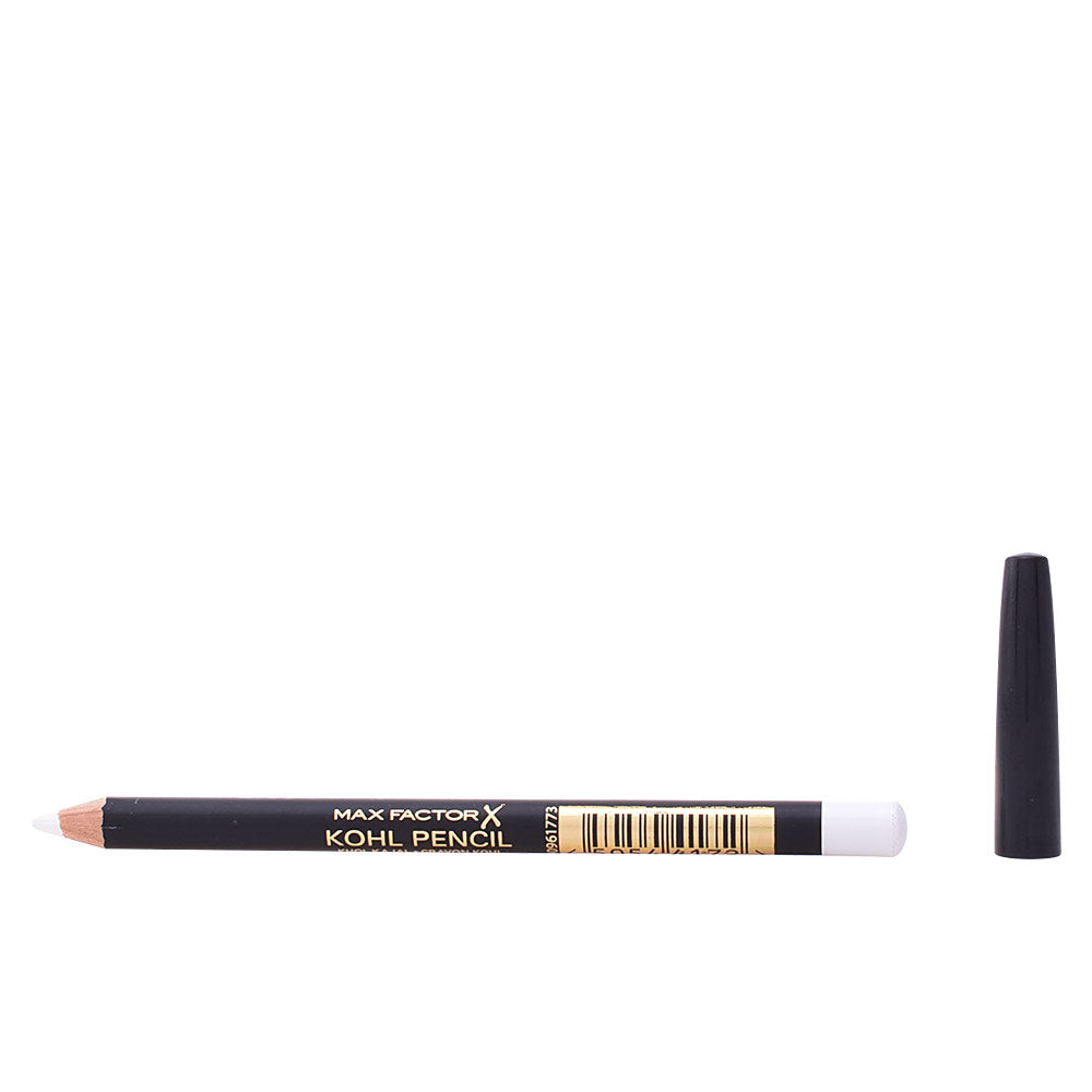 White kohl eye pencil, slim wooden casing, 1.2 g, creamy tip