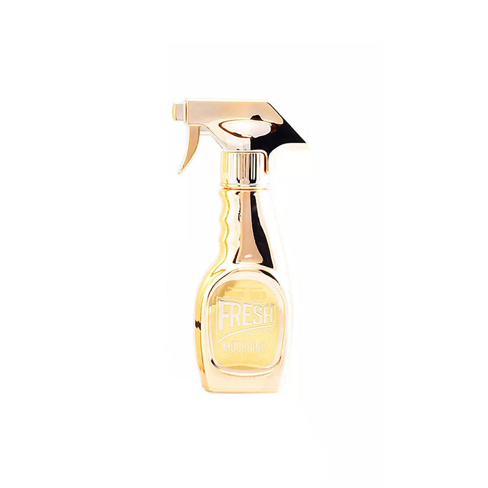 Gold metallic bottle of floral-fruity eau de parfum, 30 ml, women’s fragrance