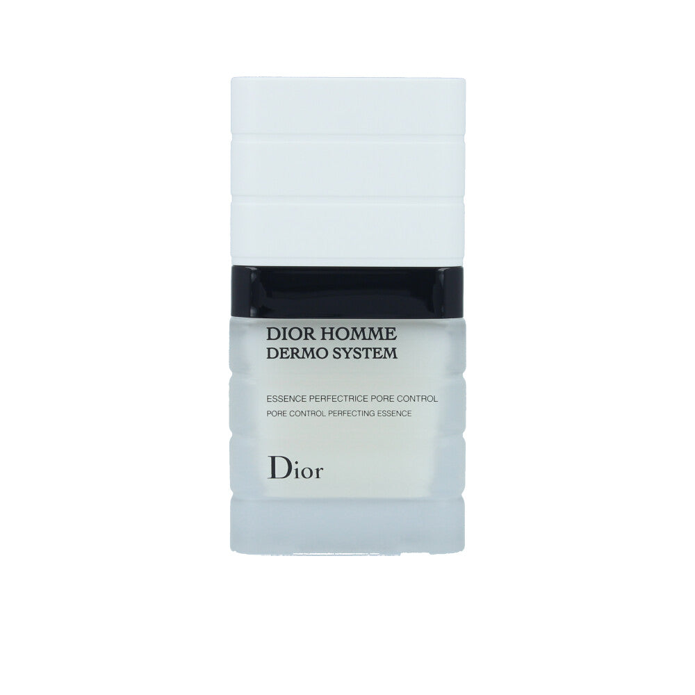 Dior Slim frosted plastic skincare essence bottle with ribbed lower texture and black top band, .