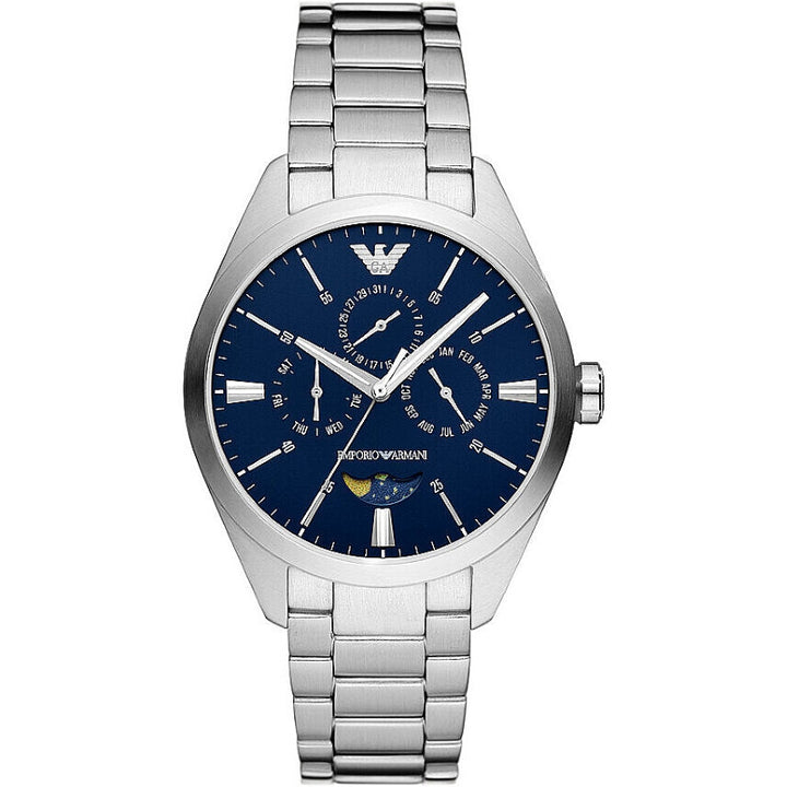 Emporio Armani Silver Chronograph Watch