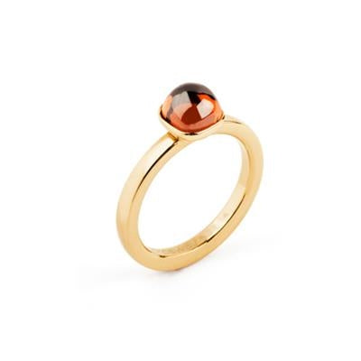 Amber Elegance Statement Ring